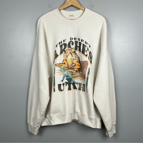 Abercrombie & Fitch Soft A&F Fleece Oversized Arches Utah sweatshirt, XL. - Picture 1 of 9